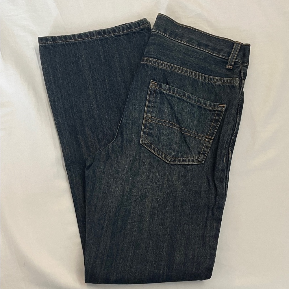 Boys Dark Wash Boot Cut Denim